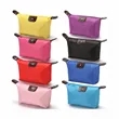 Womens Foldable Dumpling Cosmetic Toiletry Travel Bag | https://www.bestnamebadges.com