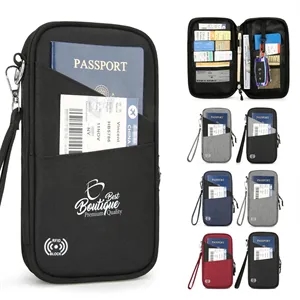 RFID Passport Wallet Water Resistant Travel Organizer