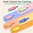Smiling Face SIM Ejector Pin Holder Keyring Portable Tool | https://www.bestnamebadges.com