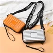 Hard Shell PVC Mini Cosmetic Case Portable Crossbody Box | https://www.bestnamebadges.com