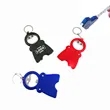 LED Keychain Bottle Opener and Tape Measure Portable Tool | https://www.bestnamebadges.com