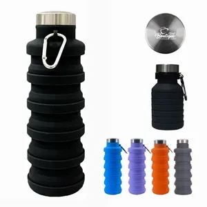 17oz Outdoor Sports Silicone Collapsible Water Cup Portable