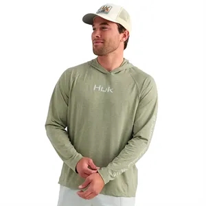 Huk® Men's Ultra-Light Fishing Hoodie with Custom Logo