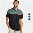 TravisMathew Onward Colorblock Polo | https://www.bestnamebadges.com