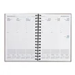 WireO Chia Medio White Weekly Diary | https://www.bestnamebadges.com