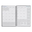 WireO Chia Grande White Monthly Diary | https://www.bestnamebadges.com
