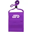 Economy Single Pocket Neck Wallet | https://www.bestnamebadges.com