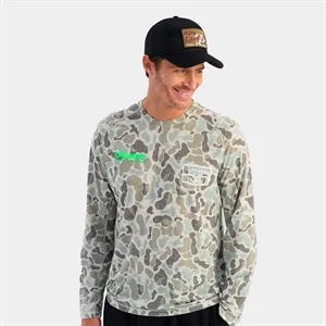 Huk® Men's Camo Print Graphic T-shirt with Custom Logo