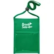Premium Double Window Pouch Polyester Neck Wallet | https://www.bestnamebadges.com