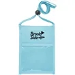 Premium Double Window Pouch Polyester Neck Wallet | https://www.bestnamebadges.com