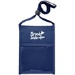 Premium Double Window Pouch Polyester Neck Wallet | https://www.bestnamebadges.com