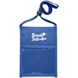 Premium Double Window Pouch Polyester Neck Wallet | https://www.bestnamebadges.com