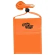 Economy Single Pocket Wallet with Lanyard | https://www.bestnamebadges.com