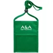 Premium Double Window Pouch Neck Wallet | https://www.bestnamebadges.com