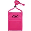 Premium Double Window Pouch Neck Wallet | https://www.bestnamebadges.com