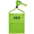 Premium Double Window Pouch Neck Wallet | https://www.bestnamebadges.com