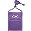Premium Double Window Pouch Neck Wallet | https://www.bestnamebadges.com