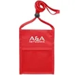 Premium Double Window Pouch Neck Wallet | https://www.bestnamebadges.com