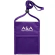 Premium Double Window Pouch Neck Wallet | https://www.bestnamebadges.com