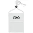 Premium Double Window Pouch Neck Wallet | https://www.bestnamebadges.com