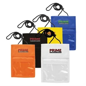 Two Pocket Flap Neck Wallet