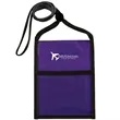 Two Tone Double Window Pouch | https://www.bestnamebadges.com