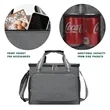Insulated Soft Cooler Lunch Bag With Custom Logo | https://www.bestnamebadges.com