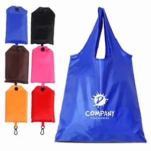 Polyester Folding Grocery Tote Reusable Shopping Bag