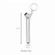 Mini Portable Tire Pressure Gauge Key Chain for Car | https://www.bestnamebadges.com