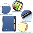 Spiral Notebook With Sticky Notes And Pen Promotional Gift | https://www.bestnamebadges.com