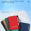 Spiral Notebook With Sticky Notes And Pen Promotional Gift | https://www.bestnamebadges.com
