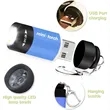 Mini LED Rechargeable Waterproof Flashlight Keychain Torch | https://www.bestnamebadges.com