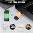 Mini LED Rechargeable Waterproof Flashlight Keychain Torch | https://www.bestnamebadges.com