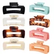 Matte Rectangle Non-Slip Shark Clip | https://www.bestnamebadges.com