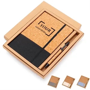 A5 Linen-Textured Notebook Gift Set