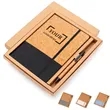 A5 Linen-Textured Notebook Gift Set | https://www.bestnamebadges.com