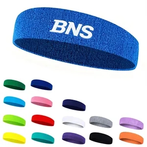 Terry Cloth Sweatband Headband For Sports