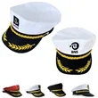 Adjustable Sailor Captain Costume Hat | https://www.bestnamebadges.com
