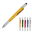 Metal 6 In 1 Multitool Pen Ballpoint Stylus Screwdriver | https://www.bestnamebadges.com