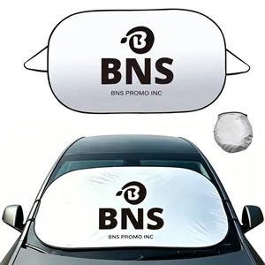Foldable Car Sun Shade Blocks Sunlight