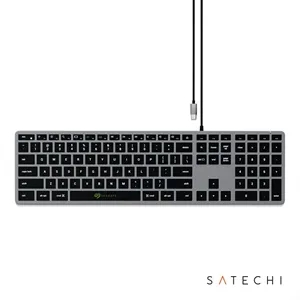 SATECHI® Slim W3 USB-C Wired Keyboard