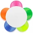 Custom Multi-Color Flower Highlighters | https://www.bestnamebadges.com
