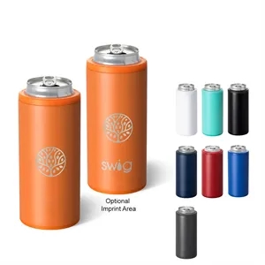 12 Oz. Swig Life™ Slim Can Cooler | https://www.bestnamebadges.com