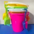 9" Sand Pail & Shovel | https://www.bestnamebadges.com