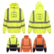 Hi-Vis Safety Hooded Sweatshirt | https://www.bestnamebadges.com