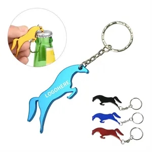 Horse Shape Bottle Opener with Key Chain