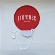 Pop Up Handle Fan with Cord | https://www.bestnamebadges.com