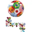 Regular Size Flags Printed Soccer Ball | https://www.bestnamebadges.com