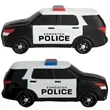 Police Car Stress Reliever | https://www.bestnamebadges.com