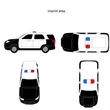 Police Car Stress Reliever | https://www.bestnamebadges.com